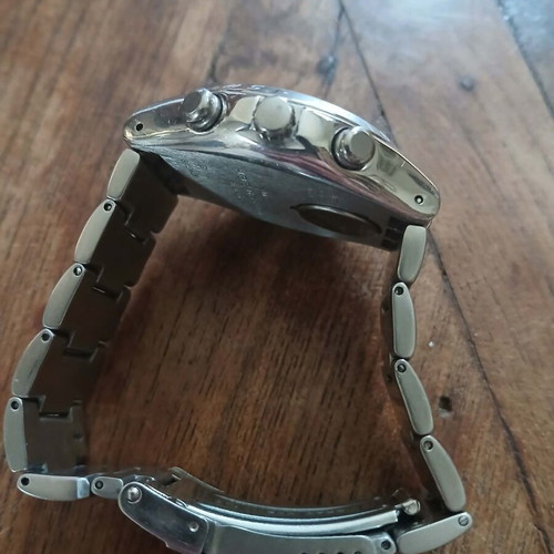 Swatch Irony Chrono used model Secret Agent with blue dial