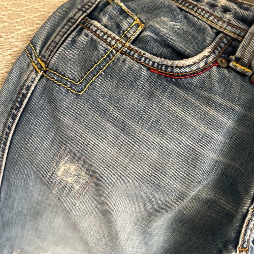 BSB jeans used, size 20 with colorful stitching