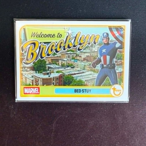 2026 Topps Brooklyn Post Card Welcome to Prospect Heights #WB21 Captain America new
