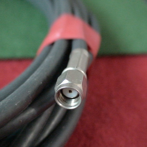 Coaxial cable 8 meters used with connectors