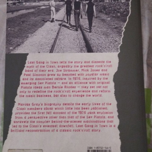 Last Gang in Town The Story and Myth of The Clash book like new