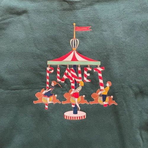 Karavan sweatshirt like new, green, one size