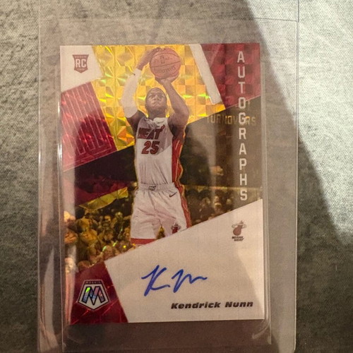 Mosaic Kendrick Nunn Auto Rookie card 07/10