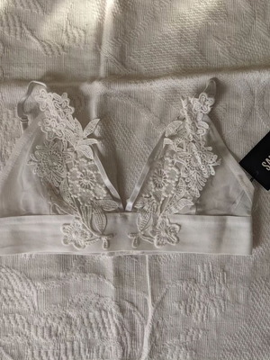 Saint Genies white lace bustier new