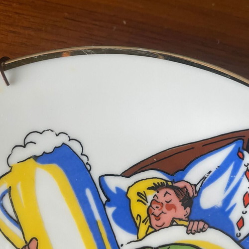 Vintage Seltmann Weiden Wall Plate from W. Germany used, porcelain