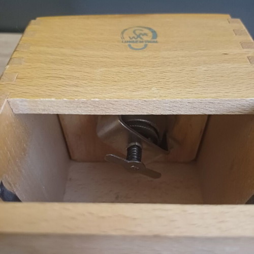 Klingenthal Wooden Coffee Grinder like new, 1950s-60s