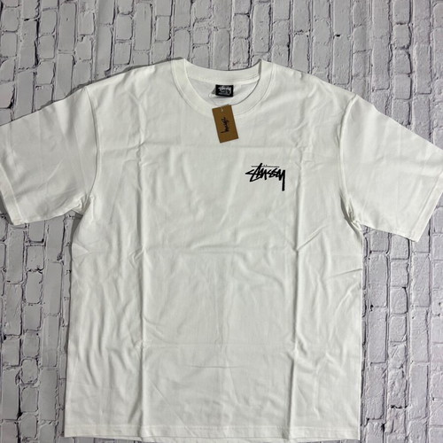 Stussy Shrooms Tee new, sizes M and L, white