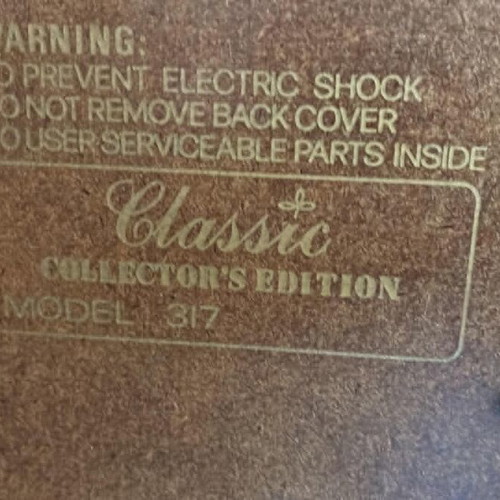 Ραδιόφωνο Classic Collector's Edition Model 317 μεταχειρισμένο, ξύλινο