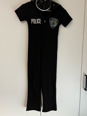Children's police carnival costume used
