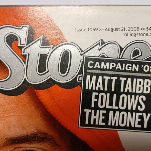 Rolling Stone August 21 2008 issue used with Robert Downey Jr., Michael Moore