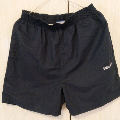Reebok men's swim shorts medium used with cotton lining and pockets