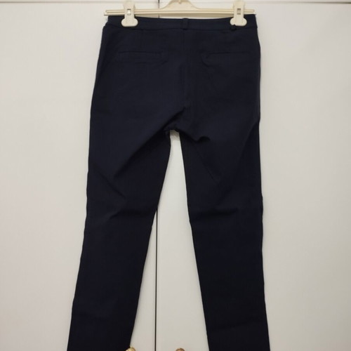 Women's dark blue chino pants used, slim fit, size M