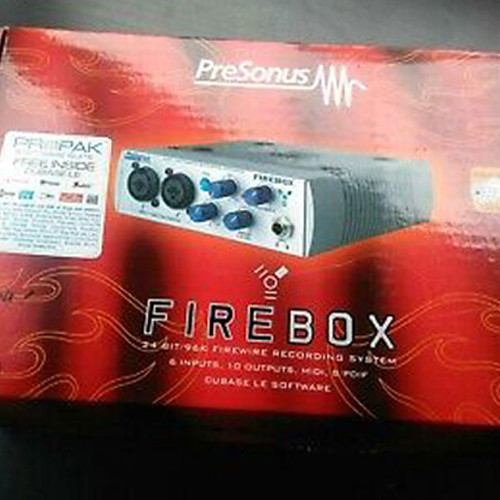 PreSonus FireBox audio interface used
