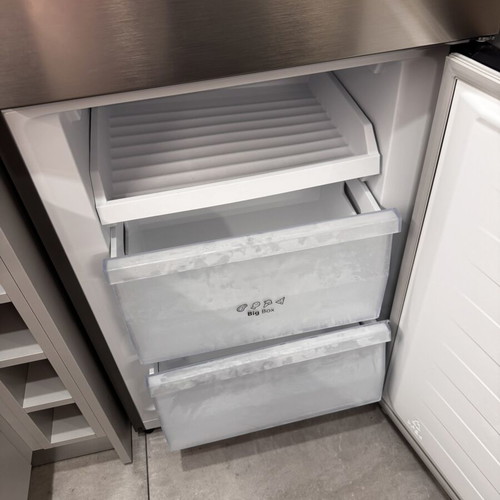 Hisense large silver refrigerator, like new