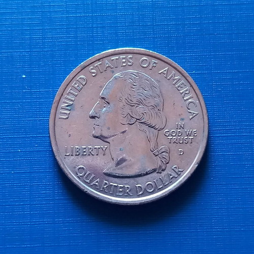 United States 2001D Quarter Dollar Rhode Island commemorative coin like new