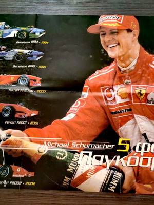 Αφίσα Formula 1 διπλή 2002 σαν καινούργιο