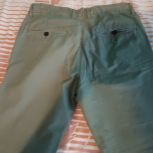 H&M l.o.g.g. cotton pants, green, size medium/small