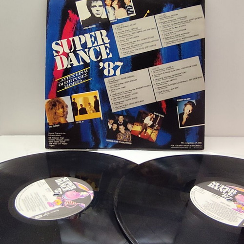 Super Dance ’87 2xLP vinyl compilation like new, 80s hits