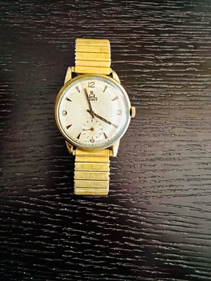 Vintage ρολόι Venus Swiss μηχανικό μεταχειρισμένο, ανδρικό συλλεκτικό 1950s