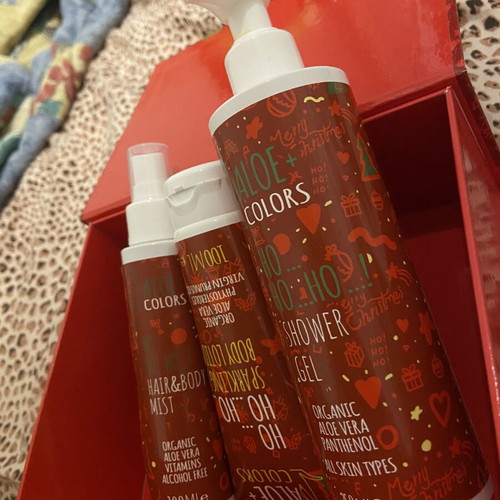 Aloe+colours gift set with body cream, body mist and shower gel