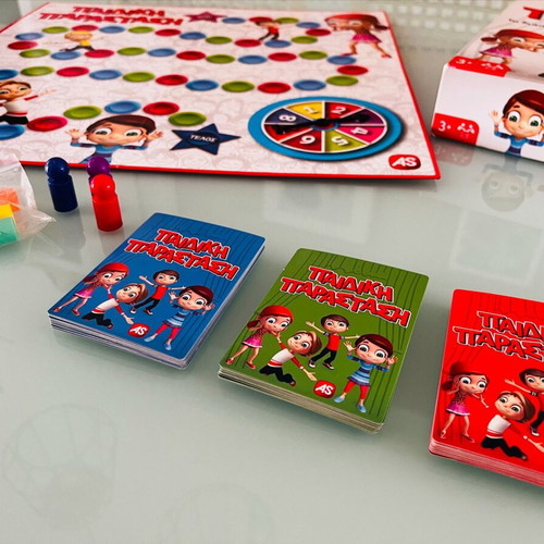 Paidiki Parastasi board game, pantomime for kids
