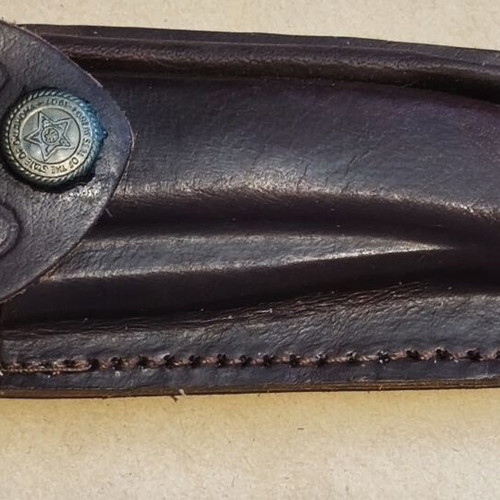 Klaas German Laguiole Knife like new with leather sheath and sharpener