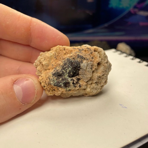 Azurite fluorite agardite from Lavrio new