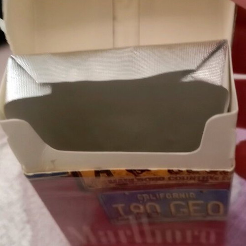 Marlboro collectible pack used with seal and authenticity tape