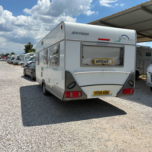 Hymer Nova 555 Caravan in good condition with documents