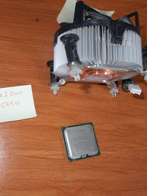 Intel Core 2 Duo E6750 μεταχειρισμένο με ψύκτρα