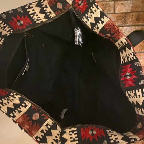 Amuse Society women's shoulder bag boho large new, black multicolor