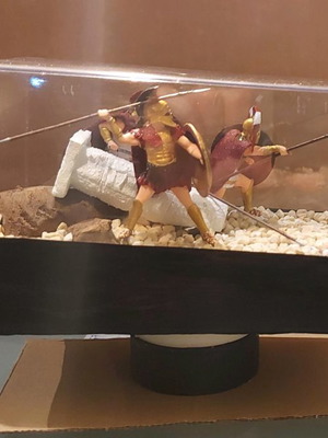 Diorama Spartans new, scale 1/35