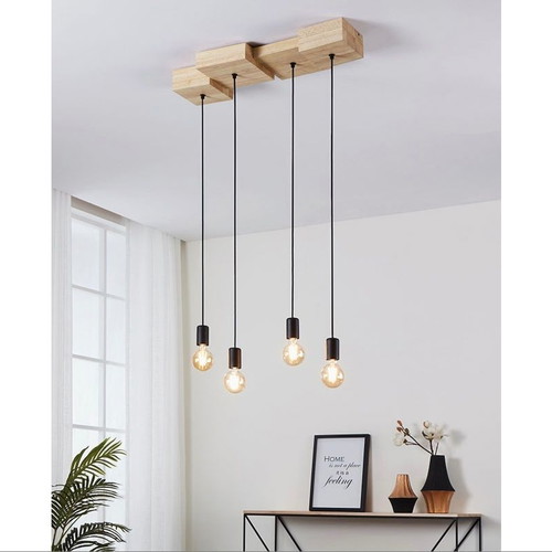 Industrial pendant light used with E27 socket