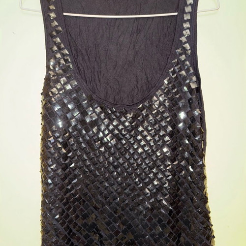 Black Sequin Top Prison XL new