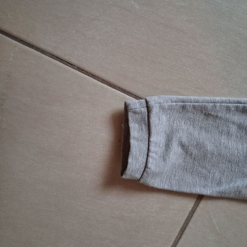 Miss Ebita blouse used gray with print for 10 years old