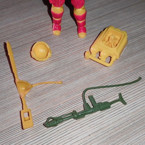 G.I.JOE Blowtorch (v1) 1984 action figure used, complete with accessories