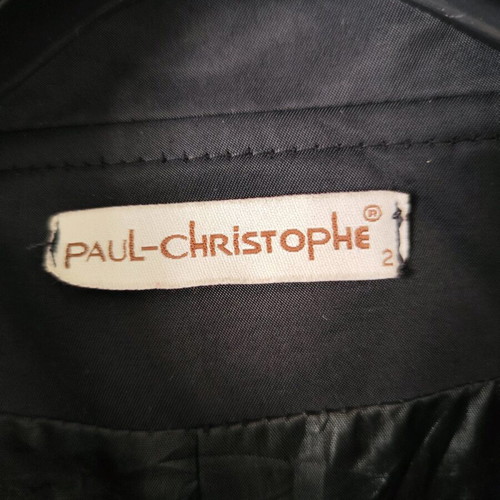 Paul Christophe trench coat like new, black, size L-XL