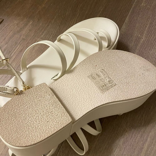 Maje platform sandals new, size 40, white