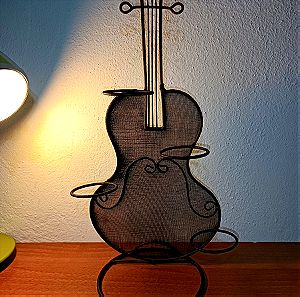 Διακοσμητικό μεταλλικό βιολί