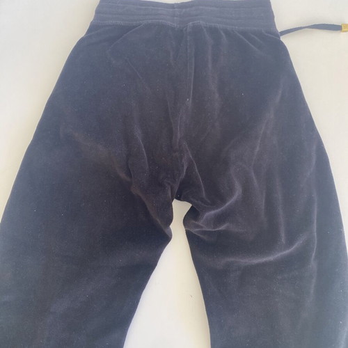 Sugarfree velour pants black XS like new