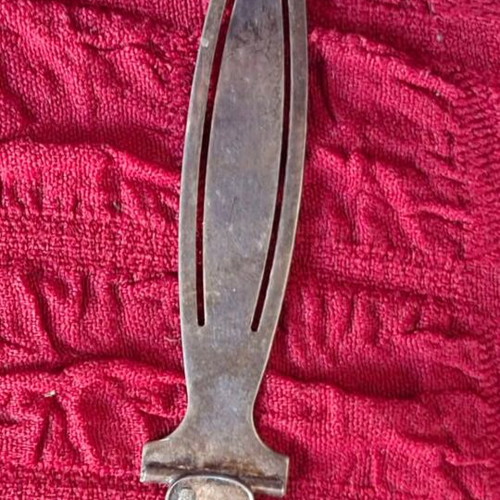 Silver Bookmark 925 Electric Guitar like new, Italian made