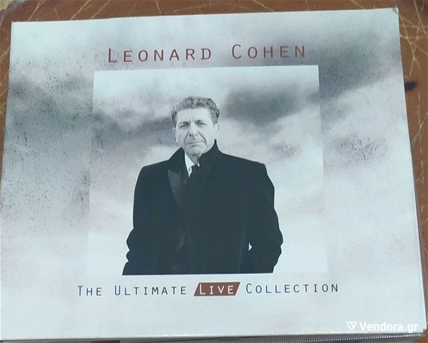  CD Leonard Cohen, Ultimate live collection, isagogis