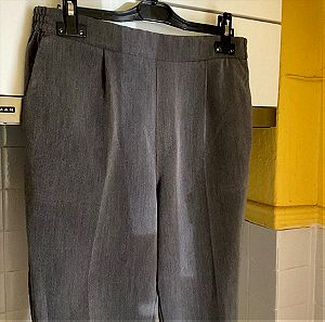 Υφασμάτινο παντελόνι γραφείου γκρι , ύφασμα τύπου σακακιού