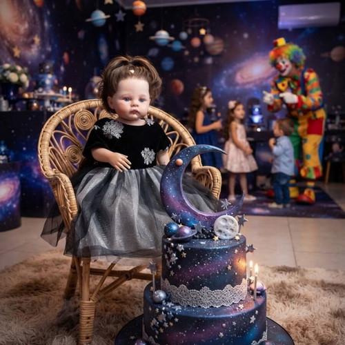 Two in a Castle baby festive dress 24M, velvet with tulle skirt