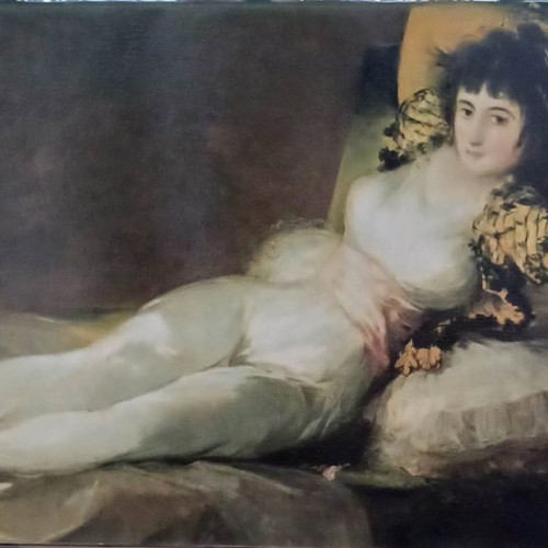 Goya La maja vestida framed print new