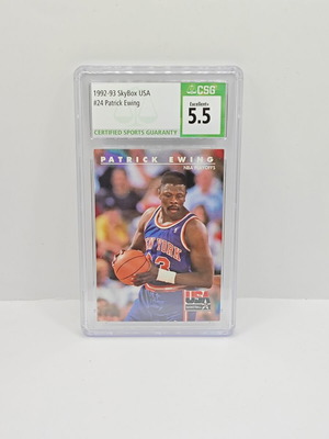 Κάρτα 1992-93 SkyBox USA Patrick Ewing CSG 5.5 Knicks σαν καινούργιο