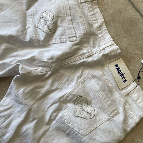 Rebecca Blu white jeans new, size XL 42 14