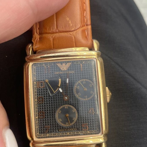 Emporio Armani Automatic Watch like new, gold tone