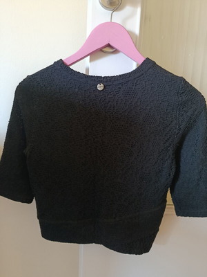 Attrattivo black short sleeve shirt like new, size S