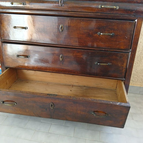 Gkomos antique dresser with marble top, 4 drawers